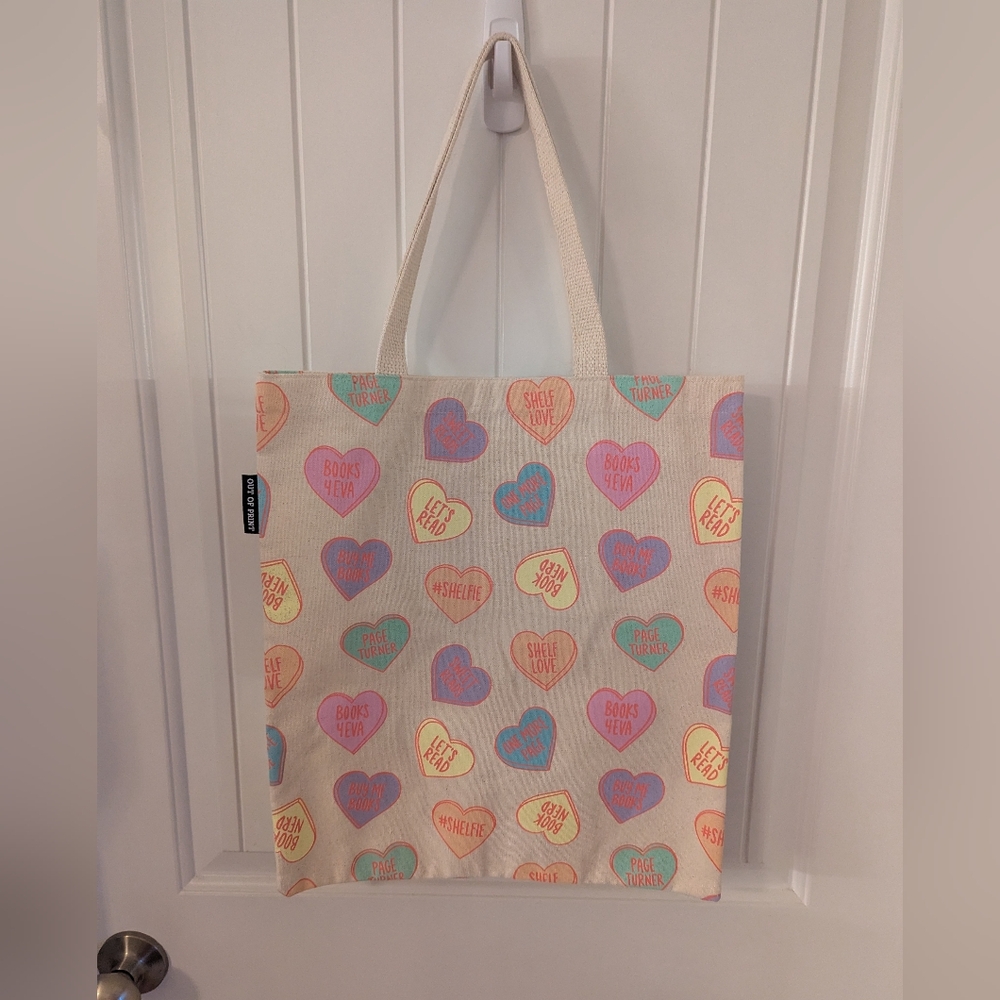 Sweet Reads Tote Bag By Out Of Print NWOT
